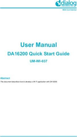 User Manual DA16200 Quick Start Guide - UM-WI-037 - Dialog Semiconductor