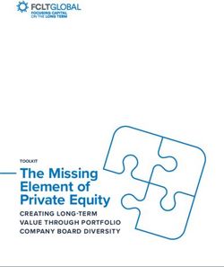 The Missing Element of Private Equity - CREATING LONG-TERM VALUE THROUGH PORTFOLIO COMPANY BOARD DIVERSITY - FCLTGlobal