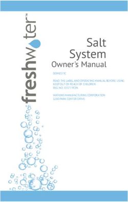 Salt System Owner's Manual - Pioneer Family Pools