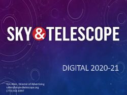 DIGITAL 2020-21 Tim Allen, Director of Advertising (773) 551-0397 - Sky & Telescope