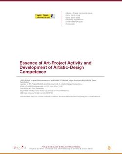 Essence of Art-Project Activity and Development of Artistic-Design Competence - Redalyc