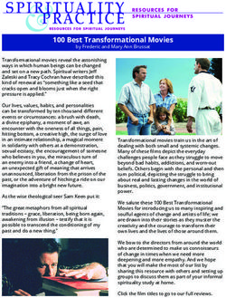 100 Best Transformational Movies