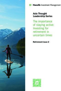 The importance of staying active: Investing for retirement in uncertain times - Asia Thought Leadership Series