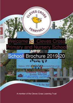 Welcome to Cleves Cross Primary and Nursery School School Brochure 2019-20 - A member of the Cleves Cross Learning Trust