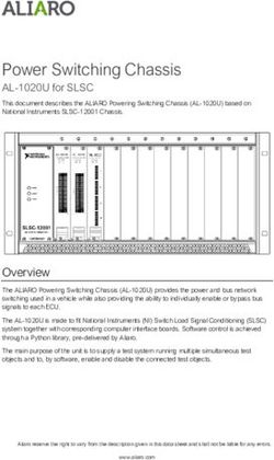 Power Switching Chassis - AL-1020U for SLSC - ALIARO