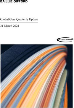 BAILLIE GIFFORD Global Core Quarterly Update 31 March 2021