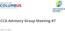 CCA Advisory Group Meeting #7 - April 15, 2021 - City of Columbus