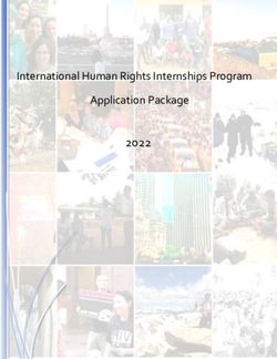 International Human Rights Internships Program Application Package 2022