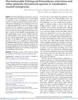 The Vulnerable fishing cat Prionailurus viverrinus and other globally threatened species in Cambodia's coastal mangroves