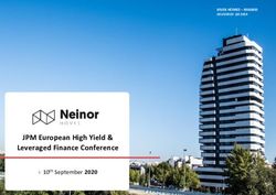 JPM European High Yield & Leveraged Finance Conference - 10th September 2020 - RIVER HOMES - MADRID DELIVERED Q4 2019 - Neinor Homes