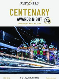 CENTENARY AWARDS NIGHT - SPONSORSHIP MEDIA KIT 2019 - Fletchers Real Estate
