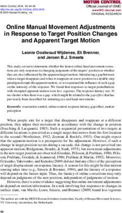 Online Manual Movement Adjustments in Response to Target Position Changes and Apparent Target Motion