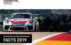 FACTS 2019 Porsche Carrera Cup Deutschland - CARRERA CUP DEUTSCHLAND