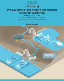 Probabilistic Flood Hazard Assessment Research Workshop - PROGRAM 2nd Annual January 23-25, 2017