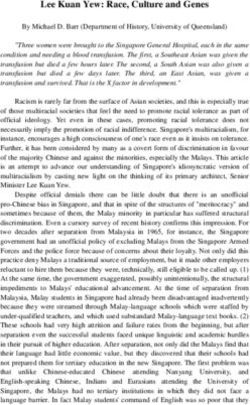 Lee Kuan Yew: Race, Culture and Genes