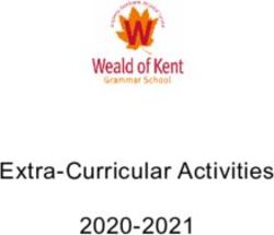 Extra-Curricular Activities 2020-2021 - Weald of Kent ...