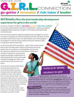G.I.R.L.CONNECTION Girl Scouts offers the best leadership development experience for girls in the world! - Girl Scouts Louisiana East
