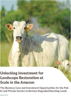 Unlocking Investment for Landscape Restoration at Scale in the Amazon - The Business Case and Investment Opportunities for the Pub- lic and ...