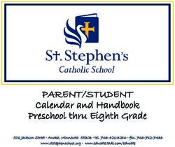 PARENT/STUDENT Calendar and Handbook Preschool thru Eighth Grade - 506 Jackson Street Anoka, Minnesota 55303 tel. 763-421-3236 fax ...