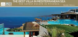 THE BEST VILLA IN MEDITERRANEAN SEA - THE SAFEST ESCAPE IN MYKONOS Houlakia, Mykonos