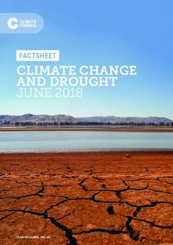 CLIMATE CHANGE AND DROUGHT JUNE 2018 - FACTSHEET - CLIMATECOUNCIL.ORG.AU - Climate Council