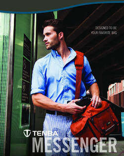 Tenba Messendger. Designed to Be Your Favorite Bag.