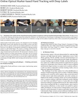 Online Optical Marker-based Hand Tracking with Deep Labels - Facebook Research