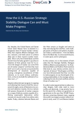How the U.S.-Russian Strategic Stability Dialogue Can and Must Make Progress