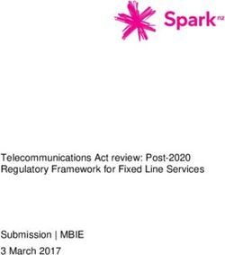 Telecommunications Act review: Post-2020 Regulatory Framework for Fixed Line Services Submission | MBIE 3 March 2017