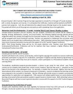 2021 Summer Term Instructional Application Guide - Broward ...