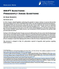 SWIFT Sanctions: Frequently Asked Questions - The Foundation for ...