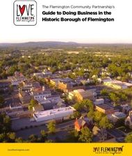 Guide to Doing Business in the Historic Borough of Flemington - The ...