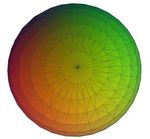 Learning Continuous Mesh Representation with Spherical Implicit Surface