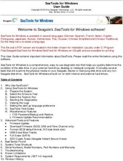 Welcome to Seagate's SeaTools for Windows software!