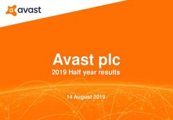 Avast plc 2019 Half year results - 14 August 2019
