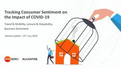 Tracking Consumer Sentiment on the Impact of COVID-19 - Travel & Mobility, Leisure & Hospitality, Business Sentiment - Visit County Durham