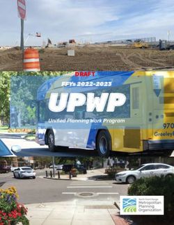 UPWP FFYs 2022-2023 Unified Planning Work Program - NFRMPO