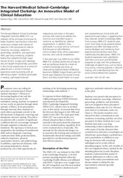 The Harvard Medical School-Cambridge Integrated Clerkship: An Innovative Model of Clinical Education