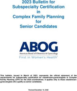 2023 Bulletin for Subspecialty Certification in Complex Family Planning for Senior Candidates