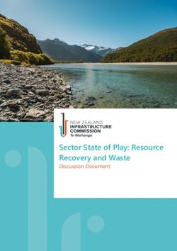 Sector State of Play: Resource Recovery and Waste - Discussion Document - Infrastructure Commission