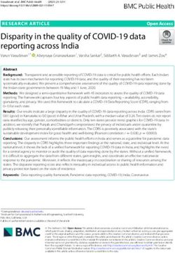 Disparity in the quality of COVID-19 data reporting across India - BMC Public Health