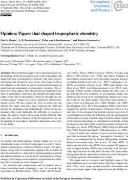 Opinion: Papers that shaped tropospheric chemistry - Recent