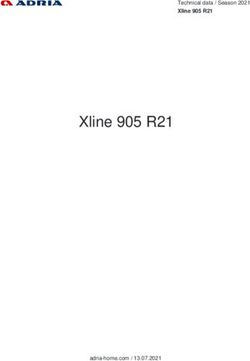 Xline 905 R21 - Technical data / Season 2021 Xline 905 R21 - Adria Home