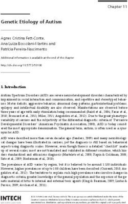 Genetic Etiology of Autism - Agnes Cristina Fett-Conte, Ana Luiza Bossolani-Martins and Patr&iacute;cia Pereira-Nascimento