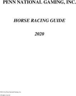 PENN NATIONAL GAMING, INC - HORSE RACING GUIDE 2020 - Hollywood Gaming at Dayton ...