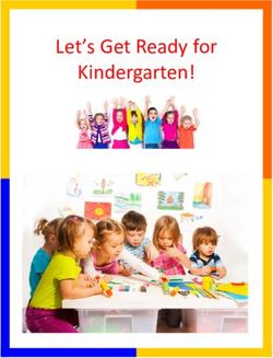 Let's Get Ready for Kindergarten! - Brandon Valley High School