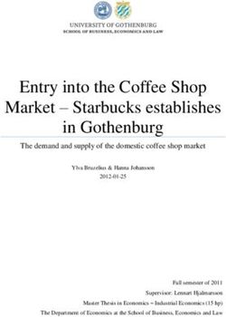 Entry into the Coffee Shop Market - Starbucks establishes in Gothenburg