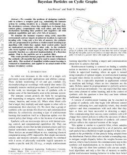 Bayesian Particles on Cyclic Graphs