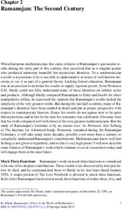 Ramanujan: The Second Century