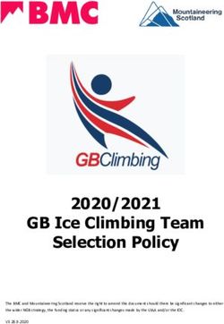 GB Ice Climbing Team Selection Policy 2020/2021 - The ...